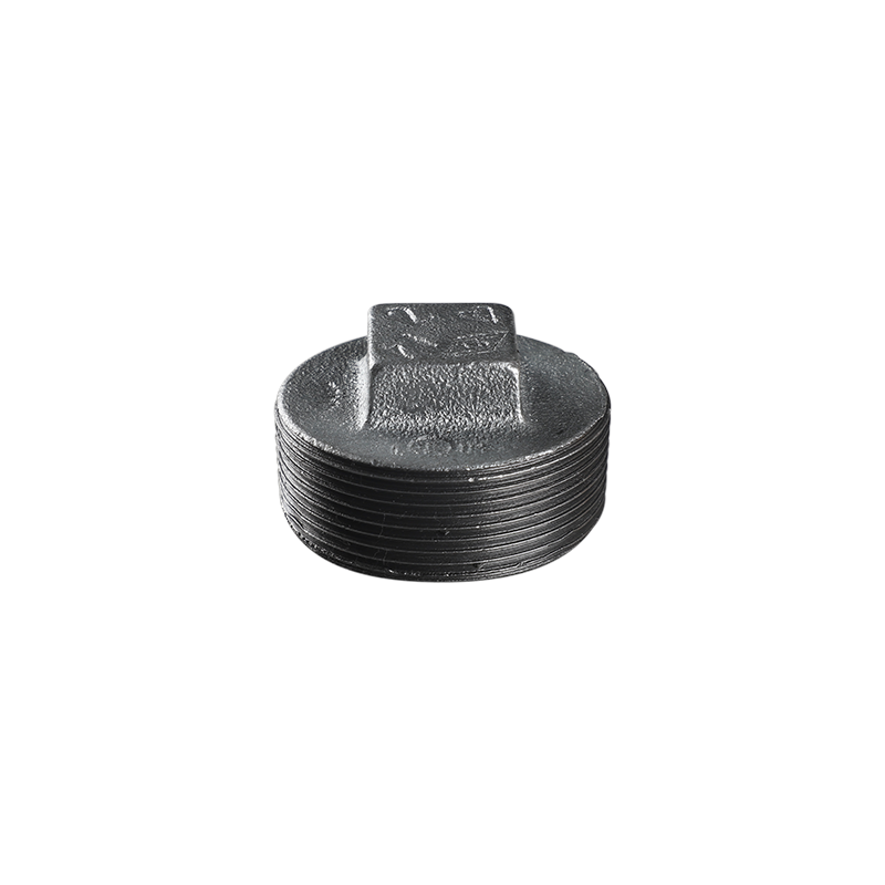 Square edge malleable cast iron wire plug 291