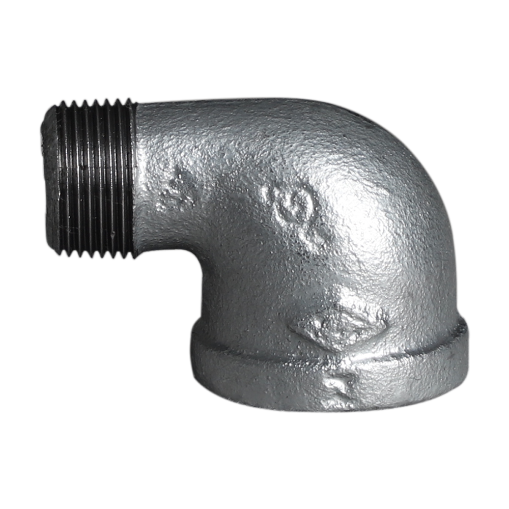 Square edge malleable cast iron 90 degree inner and outer thread elbow 92R Square edge malleable cast iron 90 degree inner and outer thread elbow 92R
