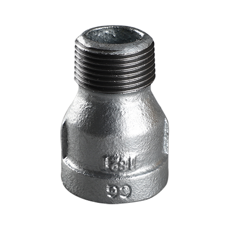Wide edge malleable cast iron inner and outer thread pipe clamp 529A