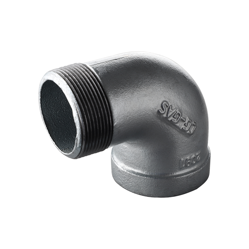 Wide edge malleable cast iron 90 degree inner and outer thread elbow 92 Wide edge malleable cast iron 90 degree inner and outer thread elbow 92