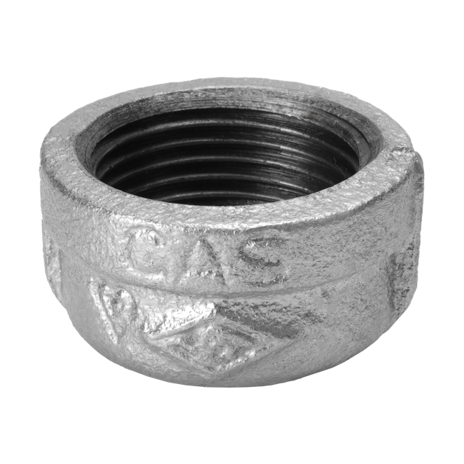 Gas malleable cast iron pipe cap 300