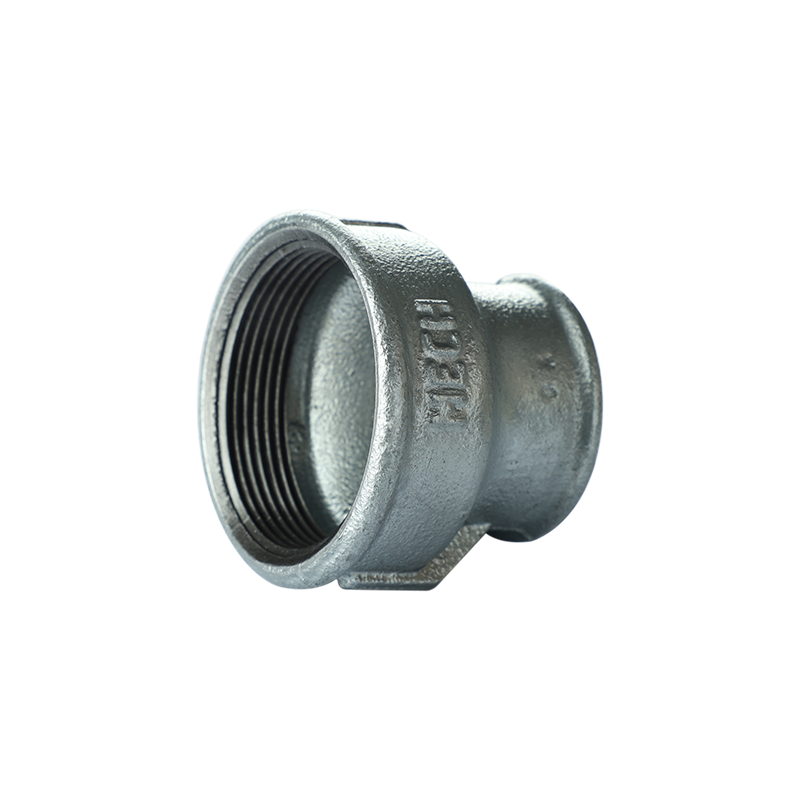 Round edge malleable cast iron reducing pipe clamp 240