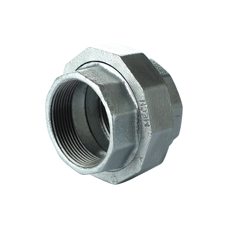 Round edge malleable cast iron with rubber pad flat seat union 330D Round edge malleable cast iron with rubber pad flat seat union 330D