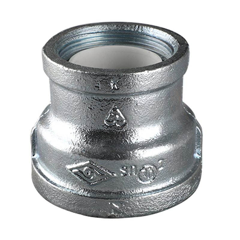 Plastic-lined malleable cast iron reducing pipe clamp 240CSB