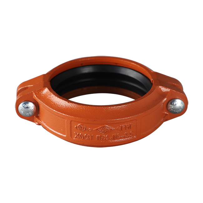 Grooved pipe fittings X-type rigid clamp 1GX