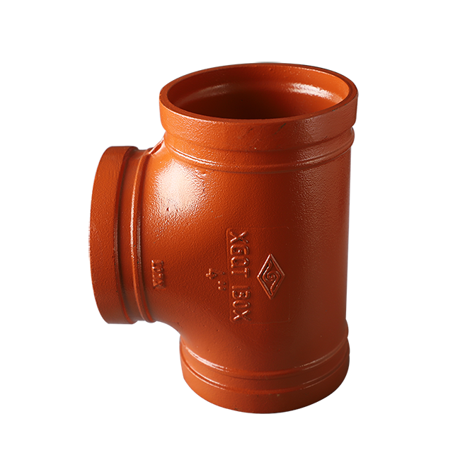Grooved pipe fittings X-type groove tee 130X