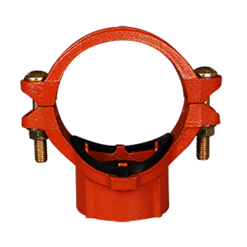 Grooved pipe fittings X-type internal thread mechanical tee 3JX