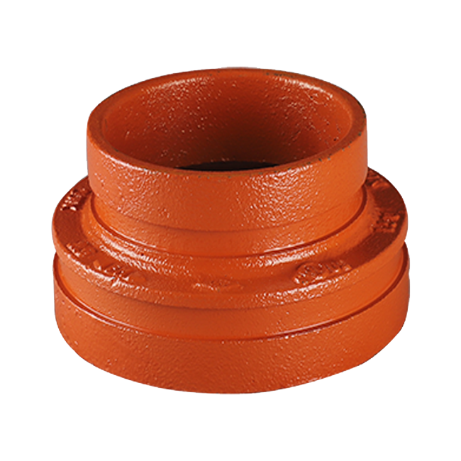 Grooved pipe fittings X-type groove concentric reducer 240X