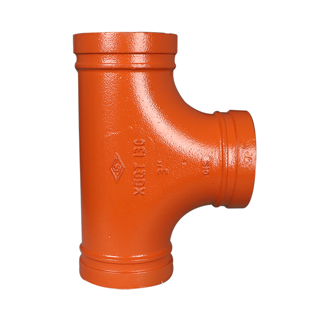 Grooved pipe standard groove tee 130
