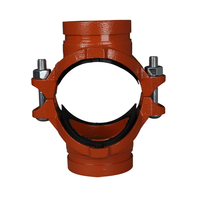 Grooved pipe fittings standard grooved mechanical cross 4G