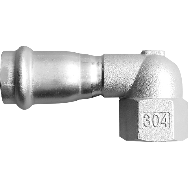 90 degree EFZ (R) internal thread short elbow