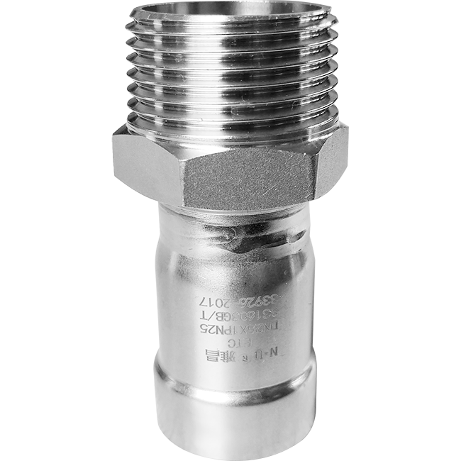 External thread adapter