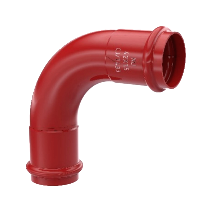 90 degree equal diameter elbow