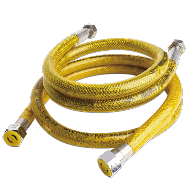 Woven mesh type super flexible gas hose for stove connection