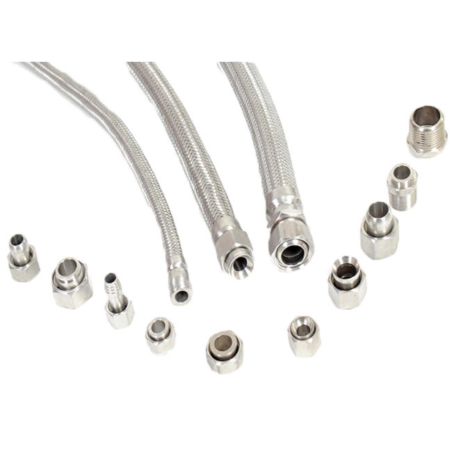 Metal sealed connection hose