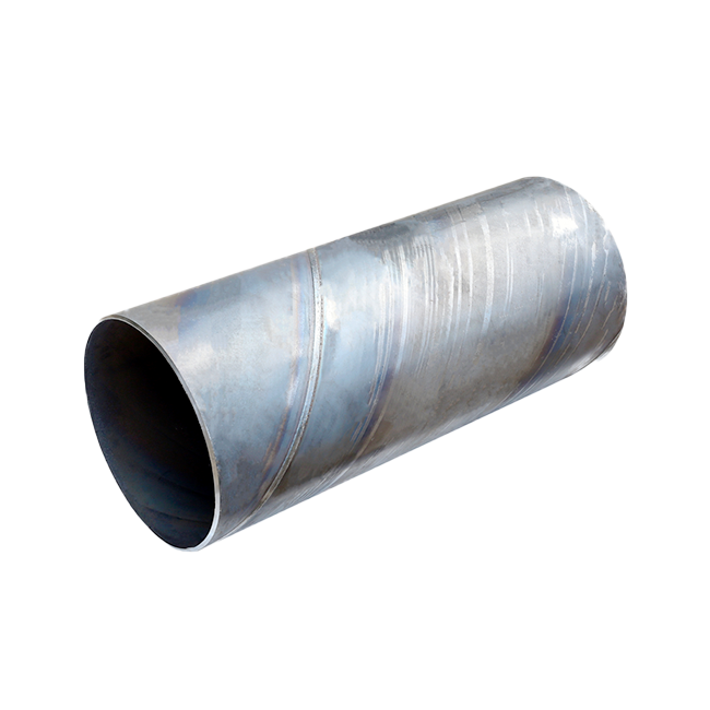 Double-sided submerged arc welding spiral steel pipe