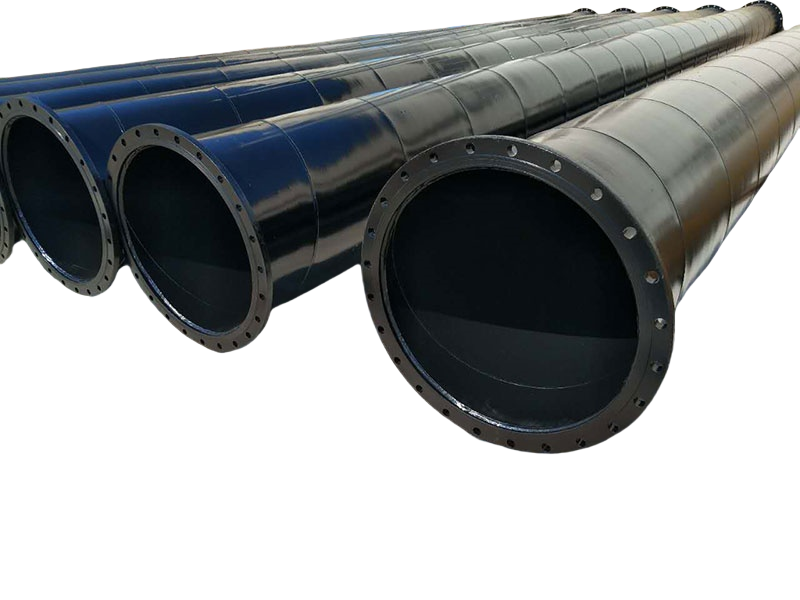 Flange-connected anti-corrosion steel pipe