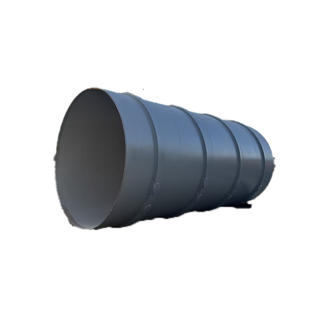 Rigid ring anti-corrosion steel pipe