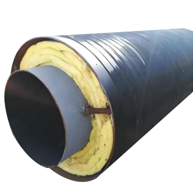 Steel jacketed steel insulation pipe