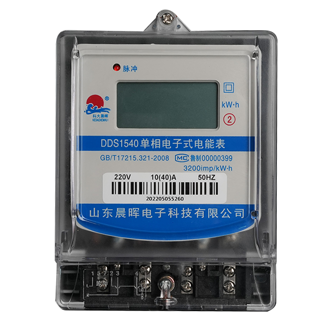 Electronic one-way energy meter