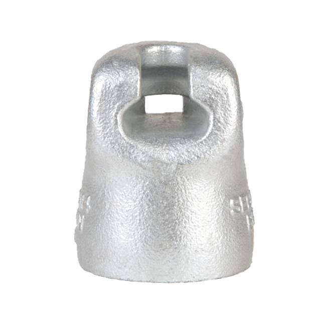 Suspension insulator iron cap