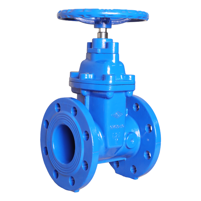 Flange concealed stem soft seal gate valve