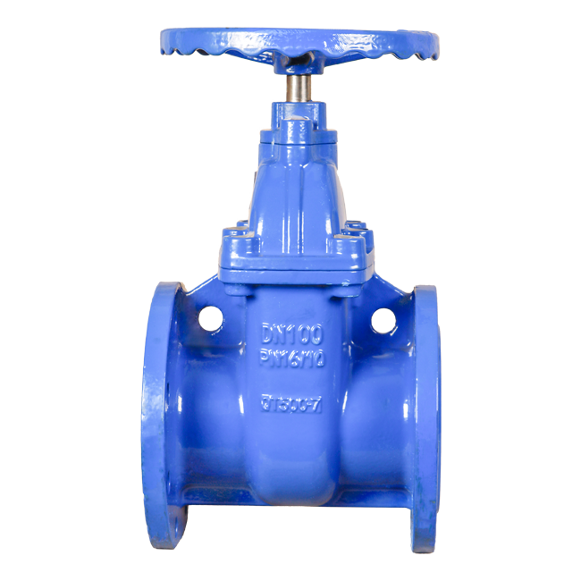 Flanged concealed stem hard seal gate valve