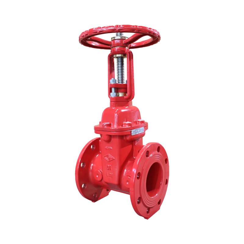 Flanged rising stem soft seal gate valve
