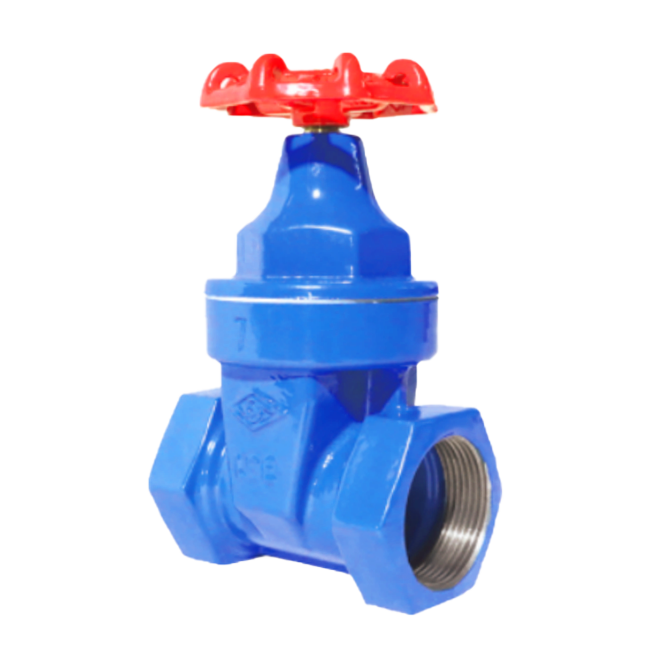 Threaded concealed stem soft seal gate valve