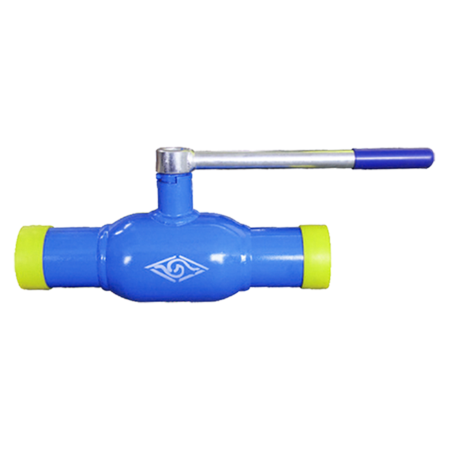 Floating-type welded full-diameter ball valve
