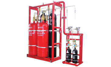 Externally stored pressure type heptafluoropropane fire extinguishing equipment